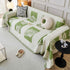 Reversible Ginkgo Leaf Furniture Slipcovers for Sofas Scratch Resistant Sectional Sofa Throw Covers