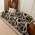 Modern Chenille Bold Abstract Pattern Sofa Cover, Artistic Decorative Furniture Cover