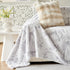 Plush Faux Fur Warm Sofa Cover with Waves Jacquard Textured Throw Blankets for Couch