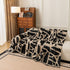 Modern Chenille Bold Abstract Pattern Sofa Cover, Artistic Decorative Furniture Cover