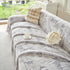 Plush Faux Fur Warm Sofa Cover with Waves Jacquard Textured Throw Blankets for Couch