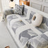 Reversible Ginkgo Leaf Furniture Slipcovers for Sofas Scratch Resistant Sectional Sofa Throw Covers