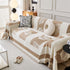 Reversible Ginkgo Leaf Furniture Slipcovers for Sofas Scratch Resistant Sectional Sofa Throw Covers