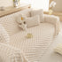 Thick Plush Faux Fur Couch Cover Blanket Warm Fuzzy Blanket Couch Protector for Winter