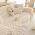 Thick Plush Faux Fur Couch Cover Blanket Warm Fuzzy Blanket Couch Protector for Winter