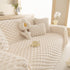 Thick Plush Faux Fur Couch Cover Blanket Warm Fuzzy Blanket Couch Protector for Winter