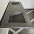 Handcrafted Pietra Grey High Engineered Porcelain Double Sink (Es-095)