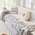 Soft Woven Leaf Couch Blanket, Pet-friendly Sectional Sofa Slipcover For Cats Dogs
