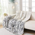 Soft Woven Leaf Couch Blanket, Pet-friendly Sectional Sofa Slipcover For Cats Dogs