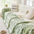 Soft Woven Leaf Couch Blanket, Pet-friendly Sectional Sofa Slipcover For Cats Dogs