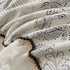 Farmhouse Ruffled Lace Sofa Slipcover Vintage Furniture Protector with Botanical Print