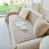 Thick Sherpa Fleece Sofa Protector Cover Stylish Durable Slipcovers for Couches and Chairs