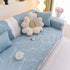 Sofa Cover for Leather & Fabric Couches, 3D Leaf Embossed Quilted Furniture Covers