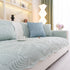 Sofa Cover for Leather & Fabric Couches, 3D Leaf Embossed Quilted Furniture Covers