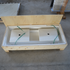 Handcrafted Custom White Quartz Double Sink (Qu-081)