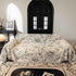 Large Floral Sofa Cover Throw Blanket, Plush Jacquard Non-Shedding Couch Cover for Pets