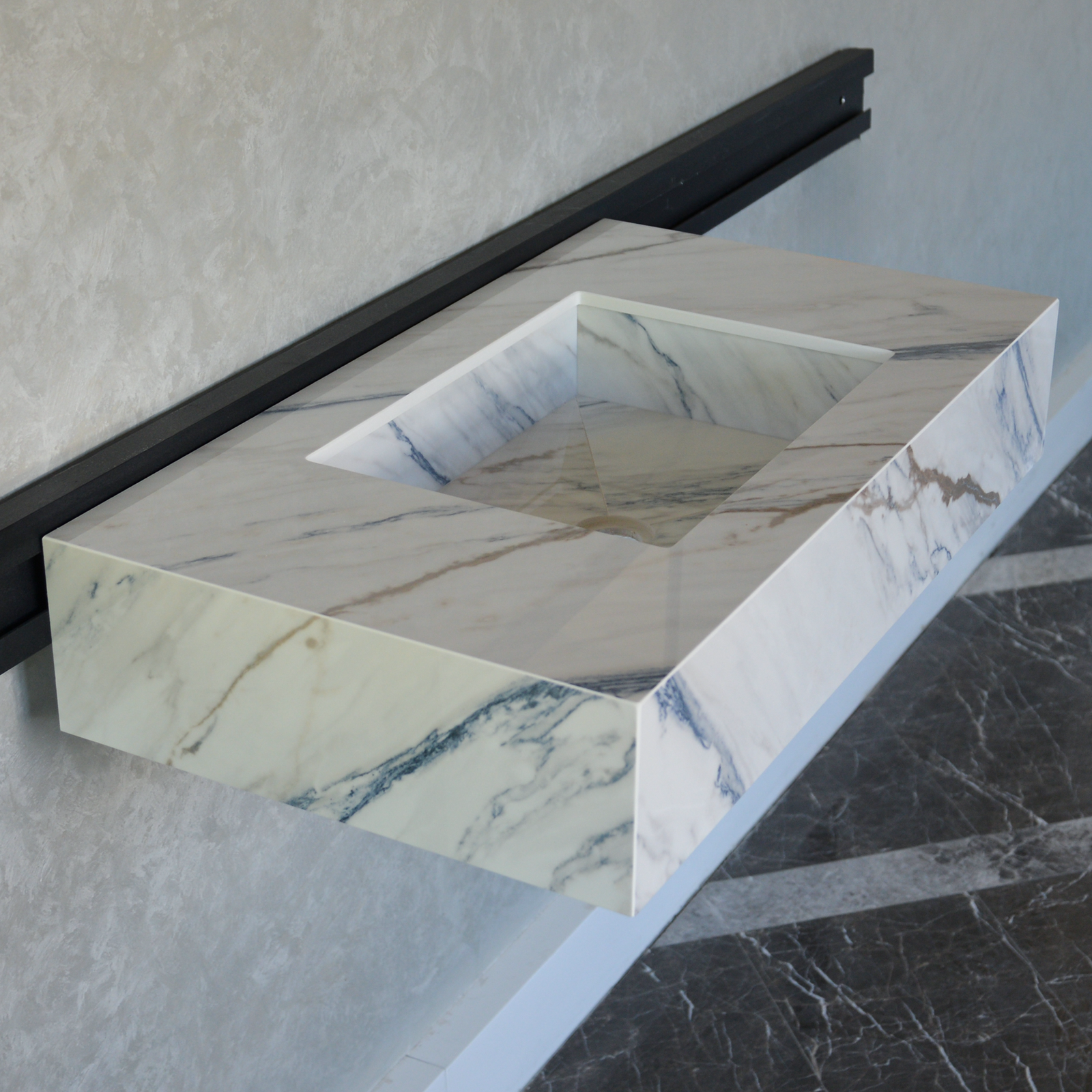 Handcrafted Dekton Onirika Trance Engineered Porcelain Sink (Es-035)