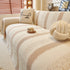 Modern Striped Sofa Throw Blanket, Lightweight Couch Cover for Summer Seating