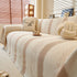 Modern Striped Sofa Throw Blanket, Lightweight Couch Cover for Summer Seating