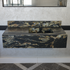 Handcrafted Materia Black Taurus Soft Sink Engineered Porcelain Sink (Es-068)