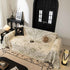 Large Floral Sofa Cover Throw Blanket, Plush Jacquard Non-Shedding Couch Cover for Pets