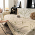 Large Floral Sofa Cover Throw Blanket, Plush Jacquard Non-Shedding Couch Cover for Pets