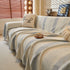 Modern Striped Sofa Throw Blanket, Lightweight Couch Cover for Summer Seating