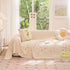 Cooling Ice Silk Sofa Cover Blanket, Floral Soft Silky Breathable Couch Throw Cover