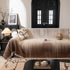 Modern Textured Sofa Cover Blanket, Tightly Woven Pet Sofa Throw for Sectional Couches