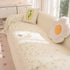 Cooling Ice Silk Sofa Cover Blanket, Floral Soft Silky Breathable Couch Throw Cover