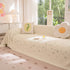 Cooling Ice Silk Sofa Cover Blanket, Floral Soft Silky Breathable Couch Throw Cover