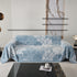Chenille Jacquard Sofa Throw Cover with Tassels, All-Season Furniture Protector for Home and Office