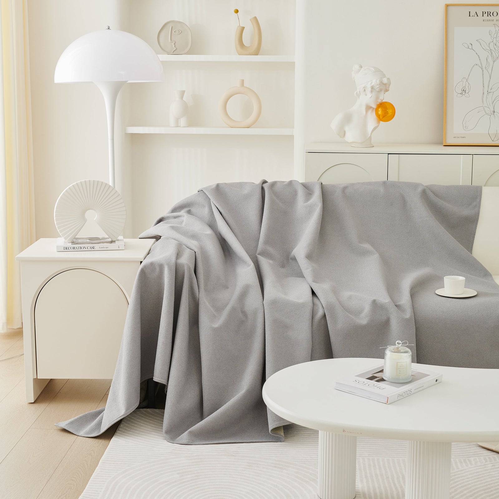 Extra Large Waterproof Non Slip Sofa Cover Blanket, Furniture Covers for Pets, Cozy Couch Protector