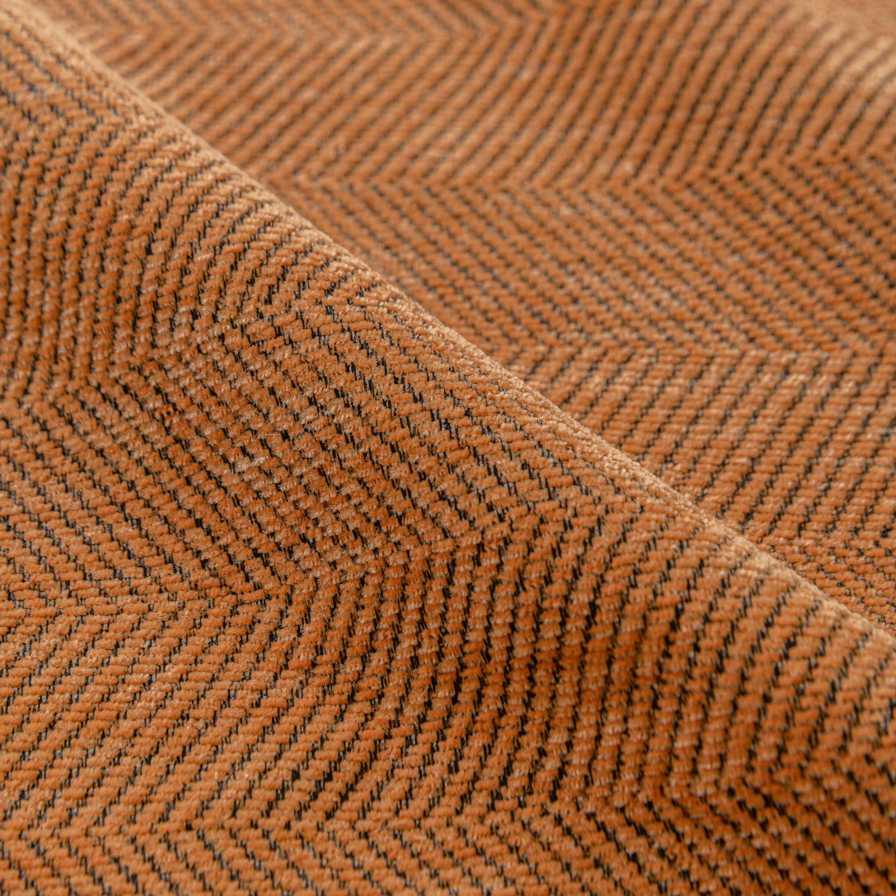 Boho Herringbone Sofa Throw Blanket with Pom Pom Tassels Stylish Furniture Slipcover