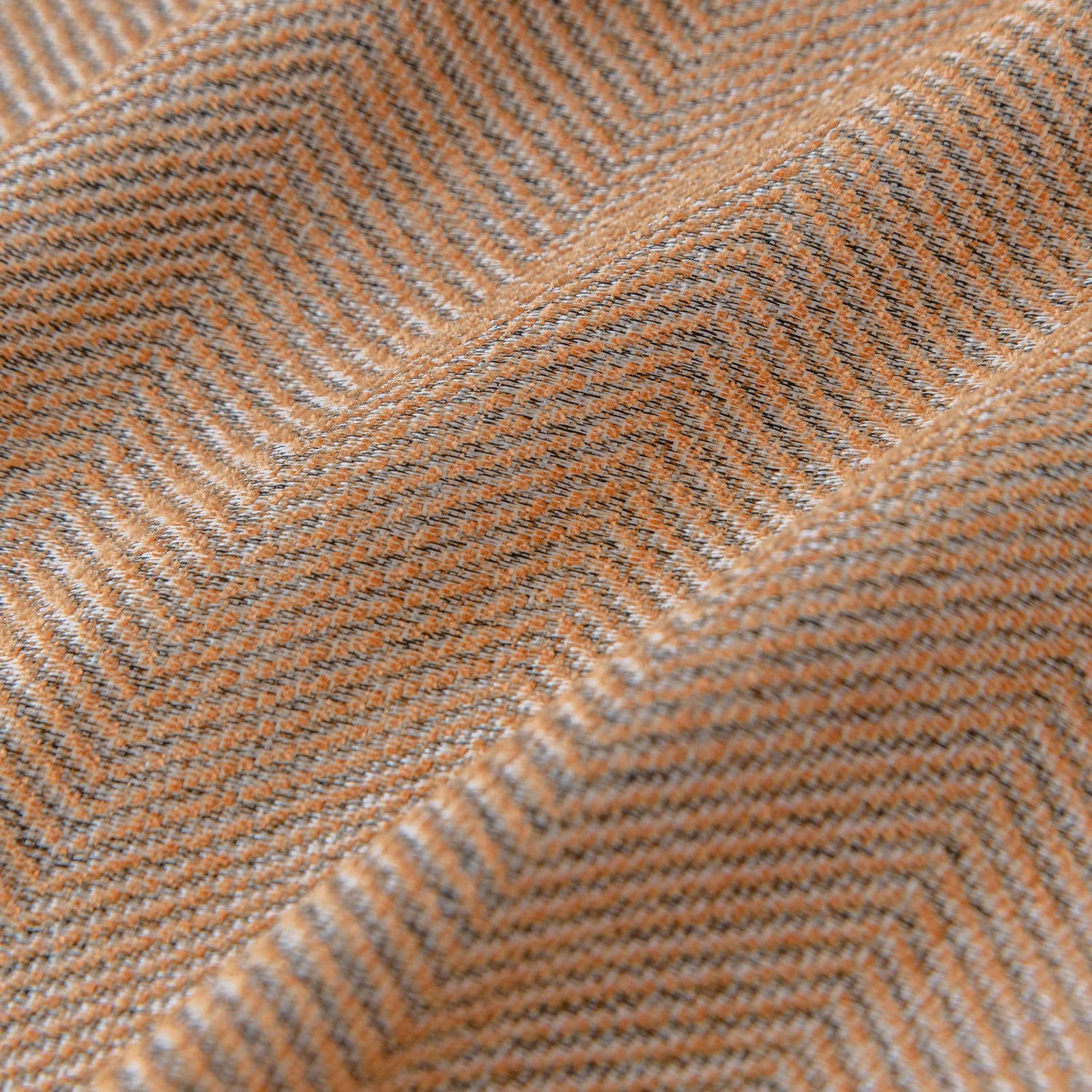 Boho Herringbone Sofa Throw Blanket with Pom Pom Tassels Stylish Furniture Slipcover