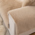 Faux Mink Velvet Luxury Fluffy Sofa Cushion, Winter Warm Thick Plush Non-slip Sofa Covers