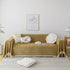 Boho Herringbone Sofa Throw Blanket with Pom Pom Tassels Stylish Furniture Slipcover