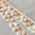 Couch Cover Sectional L Shape Chenille Herringbone Couch Throw Cover with Tassel Pom-Poms for Pets