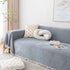 Boho Herringbone Sofa Throw Blanket with Pom Pom Tassels Stylish Furniture Slipcover