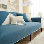Luxurious Teddy Velvet Solid Sofa Towel - Non-Slip Waterproof Sofa Cover Furniture Protector and Pet Couch Cover