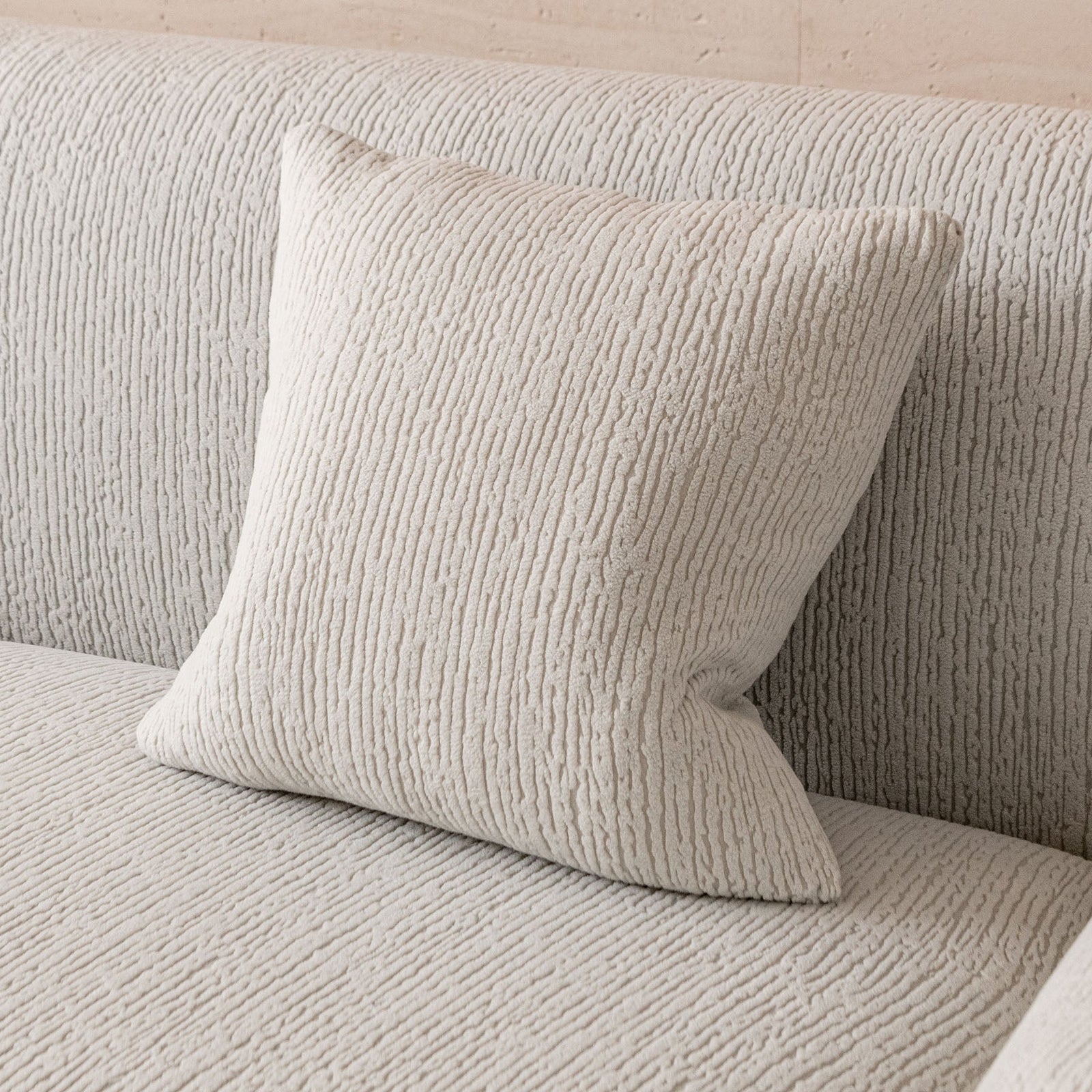 Stretch Textured Vertical Stripe Couch Slipcover, Soft Jacquard Elastic Sofa Cover