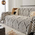 Maple Leaves Reversible Chenille Blanket Covers for Couch, Furniture Decoration Cover Sofa Slipcovers