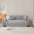 Cooling Scratch Proof Large Sofa Throw Cover, Geometric Texture Couch Protector