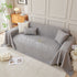 Cooling Scratch Proof Large Sofa Throw Cover, Geometric Texture Couch Protector