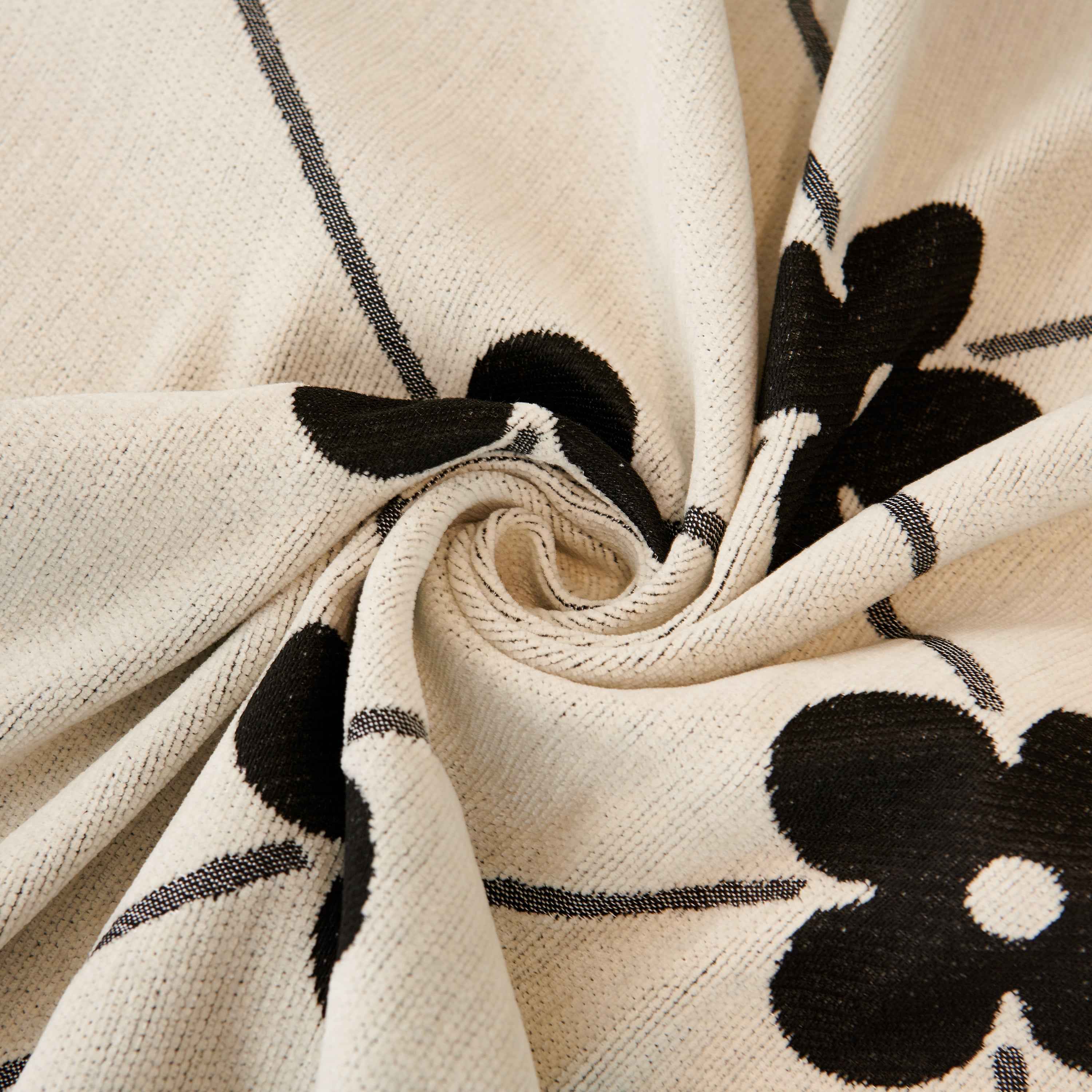 Comfy Four-Leaf Clover Hope Faith Love Luck Blanket for Couch, Chenille Scratch Proof Sofa Blanket Covers
