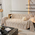 Maple Leaves Reversible Chenille Blanket Covers for Couch, Furniture Decoration Cover Sofa Slipcovers