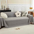 Teddy Throw Blanket and Stylish Slipcover for Couch, Waterproof Sofa Cover for Pets