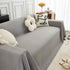 Teddy Throw Blanket and Stylish Slipcover for Couch, Waterproof Sofa Cover for Pets