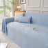 Cooling Scratch Proof Large Sofa Throw Cover, Geometric Texture Couch Protector