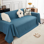 Teddy Throw Blanket and Stylish Slipcover for Couch, Waterproof Sofa Cover for Pets